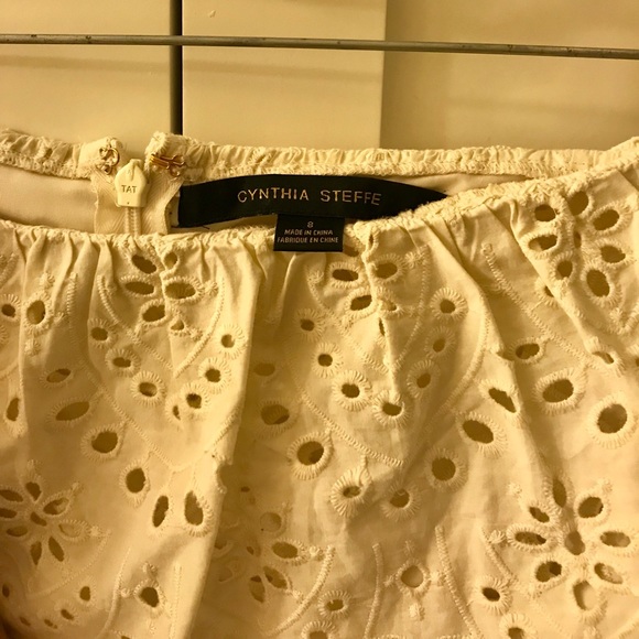 Cynthia Steffe Liliana Off-Shoulder Eyelet Dress - Picture 6 of 6